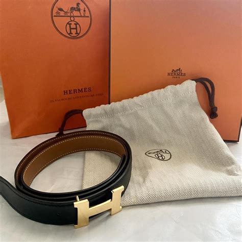 authentic Hermes reversible belt